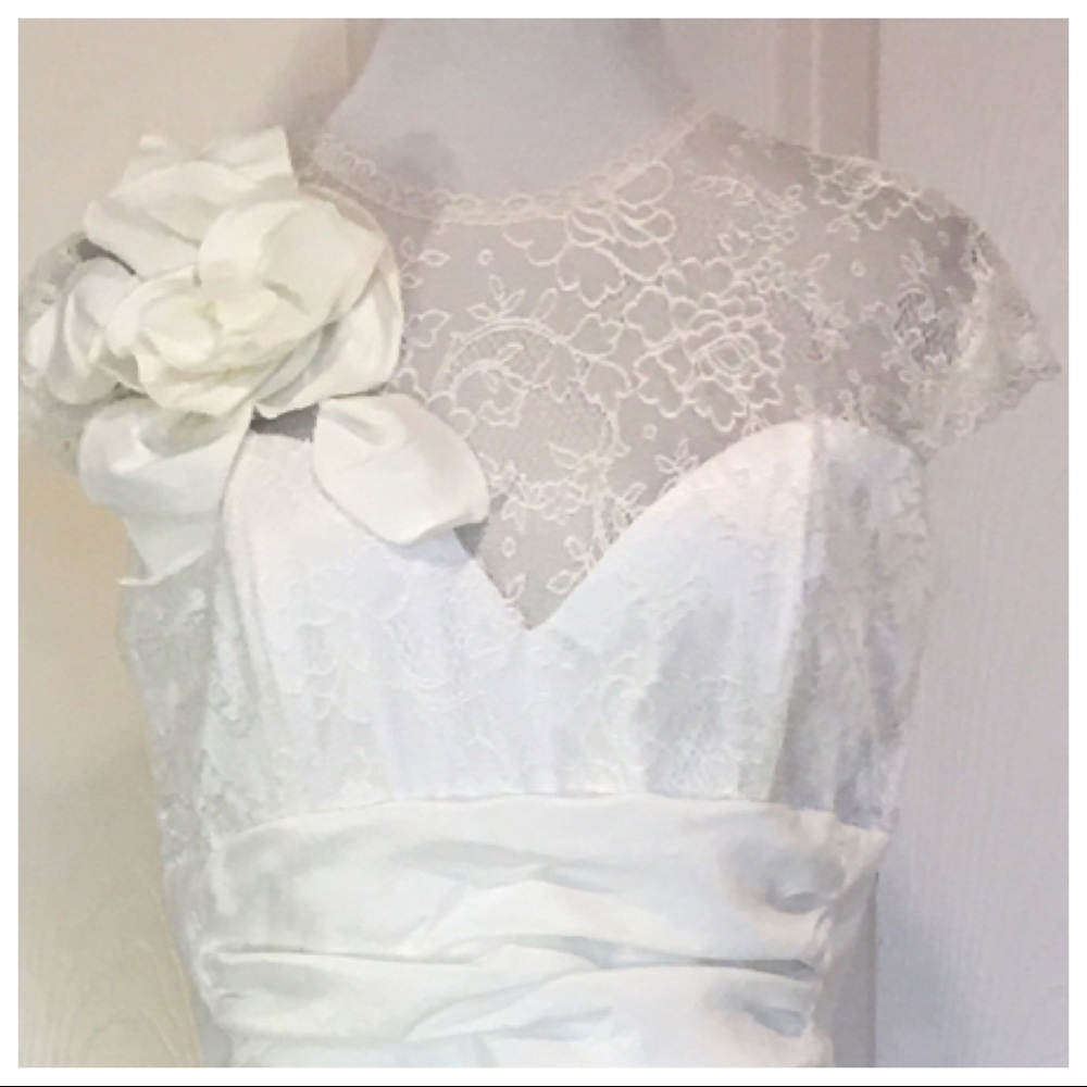 Vintage Jessica McClintock bridal gown - Picture 2 of 7